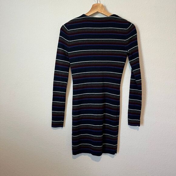 Alexander Wang Metallic Striped Chelsea Cardigan Sweater Women's Size Small - Picture 4 of 6